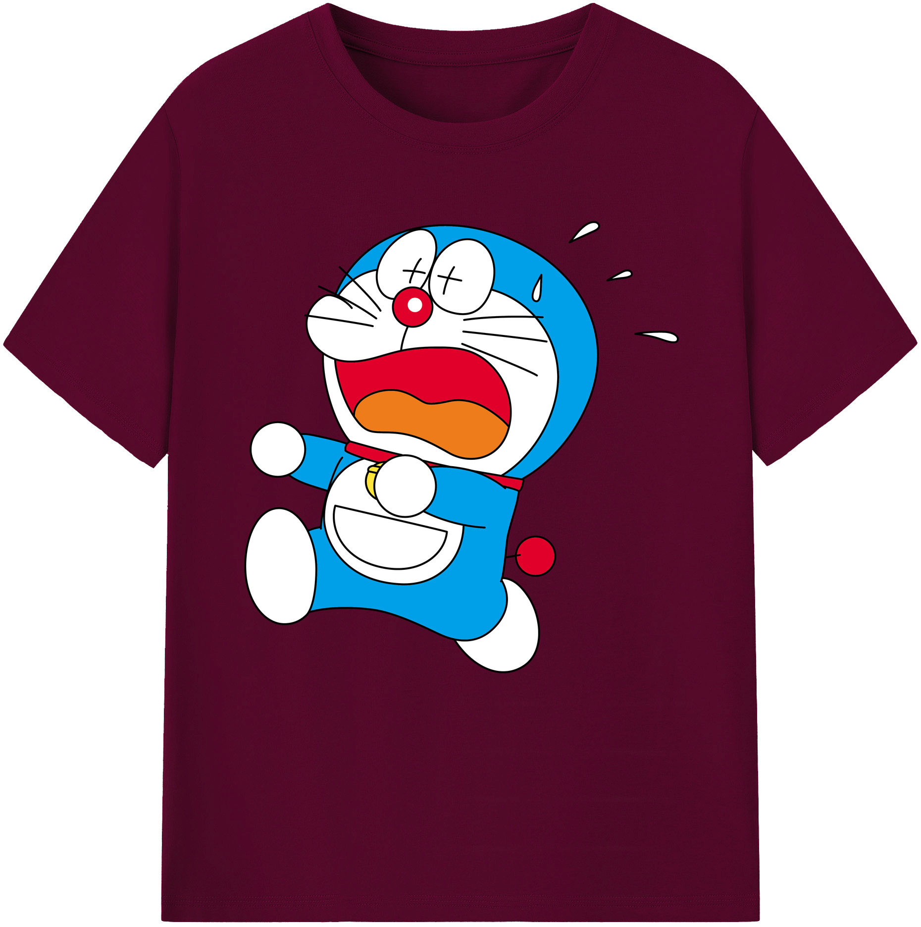 （画像用） ドラえもん Doraemon レディースカジュアルプリントTシャツ（綿100％）